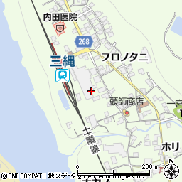 徳島県三好市池田町中西（ナガウチ）周辺の地図
