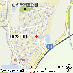 山口県宇部市山の手町110-6周辺の地図