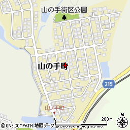 山口県宇部市山の手町112-5周辺の地図