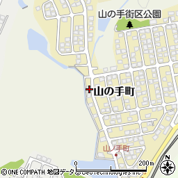 山口県宇部市山の手町122-4周辺の地図