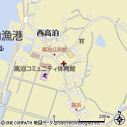 山口県山陽小野田市西高泊2287周辺の地図