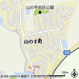 山口県宇部市山の手町112-4周辺の地図