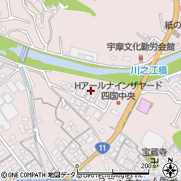 愛媛県四国中央市川之江町882-27周辺の地図