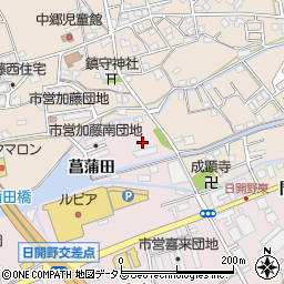徳島県小松島市小松島町菖蒲田周辺の地図