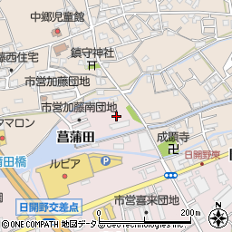 徳島県小松島市小松島町（菖蒲田）周辺の地図