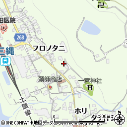 徳島県三好市池田町中西フロノタニ1405周辺の地図