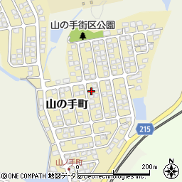 山口県宇部市山の手町111-14周辺の地図