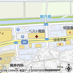 ベスト電器ゆめシティ下関本店周辺の地図