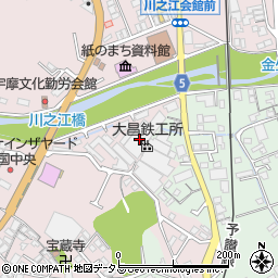愛媛県四国中央市川之江町910周辺の地図