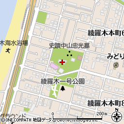 中山神社周辺の地図