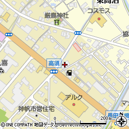 小野田西典礼会館周辺の地図