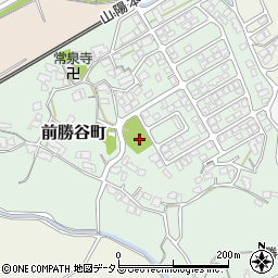 勝谷児童公園周辺の地図