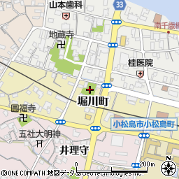 堀川町児童公園周辺の地図