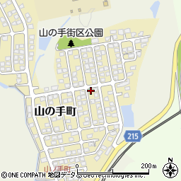 山口県宇部市山の手町110-1周辺の地図