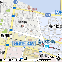 南小松島公民館周辺の地図
