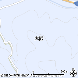 徳島県三好市池田町馬路大岩周辺の地図