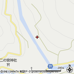 徳島県神山町（名西郡）阿野（地ノ平）周辺の地図