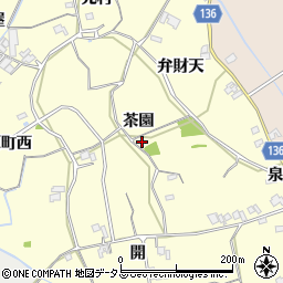 徳島県小松島市前原町茶園周辺の地図