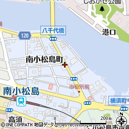 徳島県小松島市南小松島町周辺の地図