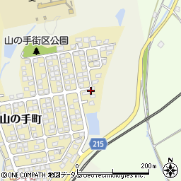山口県宇部市山の手町108-13周辺の地図