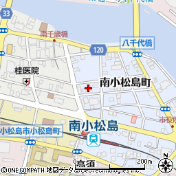 徳島県小松島市南小松島町14周辺の地図