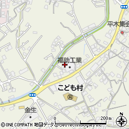 愛媛県四国中央市金生町山田井1061-1周辺の地図