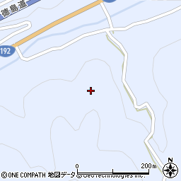 徳島県三好市池田町馬路桜渕113周辺の地図