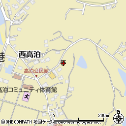 山口県山陽小野田市西高泊2290周辺の地図