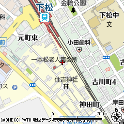 山口県下松市東豊井（松神町北通）周辺の地図