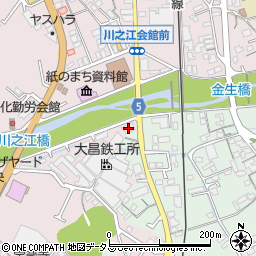 愛媛県四国中央市川之江町912-8周辺の地図