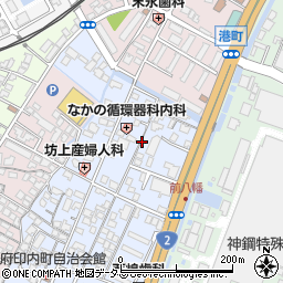 〒752-0956 山口県下関市長府前八幡町の地図