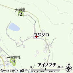 徳島県三好市池田町中西フジグロ周辺の地図