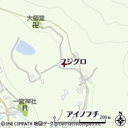 徳島県三好市池田町中西（フジグロ）周辺の地図