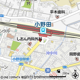 小野田駅周辺の地図