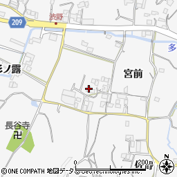 徳島県徳島市渋野町宮前周辺の地図