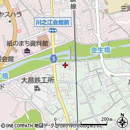 株式会社井上組川之江営業所周辺の地図