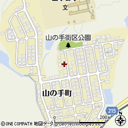山口県宇部市山の手町102周辺の地図
