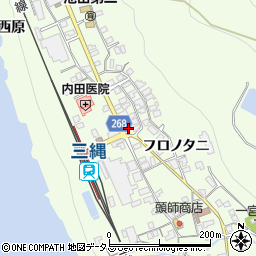 徳島県三好市池田町中西フロノタニ1452周辺の地図
