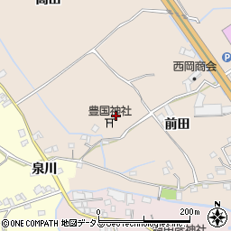 徳島県小松島市中郷町（前田）周辺の地図