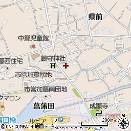 徳島県小松島市中郷町県前126周辺の地図