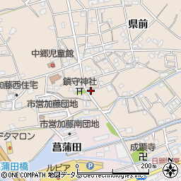 徳島県小松島市中郷町県前126-1周辺の地図
