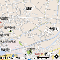 徳島県小松島市中郷町県前154周辺の地図