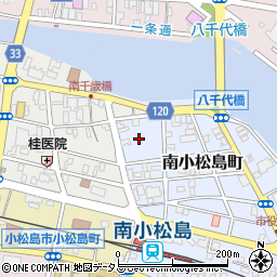 徳島県小松島市南小松島町13周辺の地図