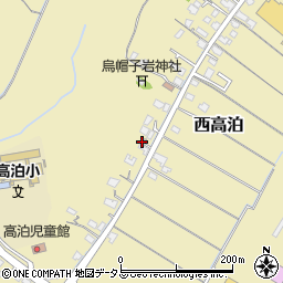 山口県山陽小野田市西高泊857周辺の地図