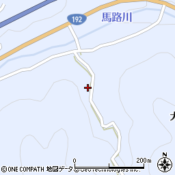 徳島県三好市池田町馬路（堂ノ久保）周辺の地図
