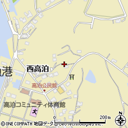山口県山陽小野田市高浜周辺の地図