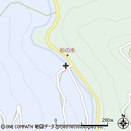 徳島県三好市井川町井内西5580周辺の地図