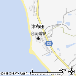 山口県山陽小野田市津布田604周辺の地図