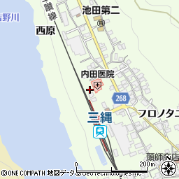 徳島県三好市池田町中西ナガウチ244-10周辺の地図