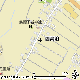 山口県山陽小野田市西高泊785周辺の地図
